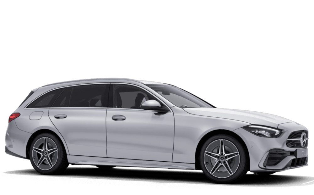Mercedes-Benz C-Klasse AMG Line - Hightech sølv